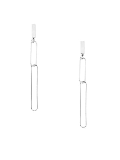 Layered Links Drop Earring