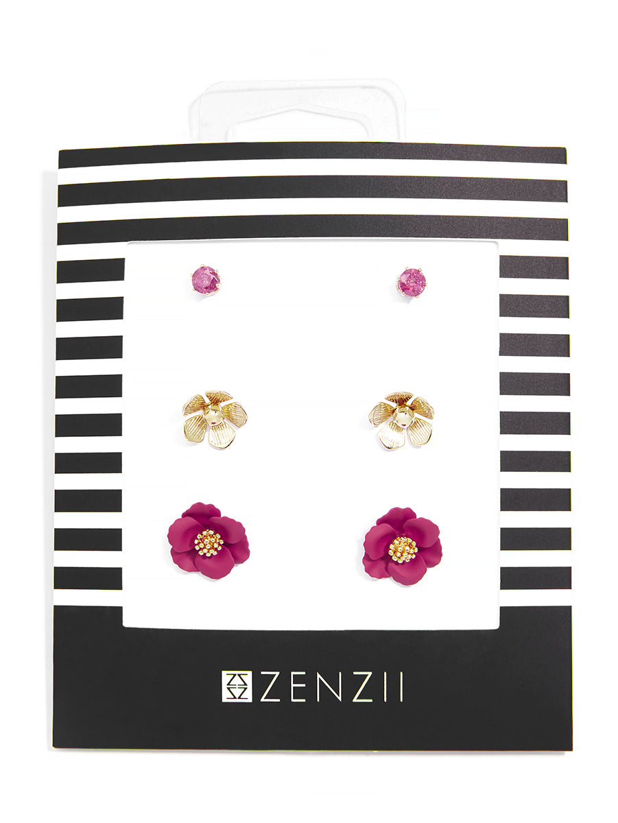 Mary Mini Blossoms Earring Gift Set