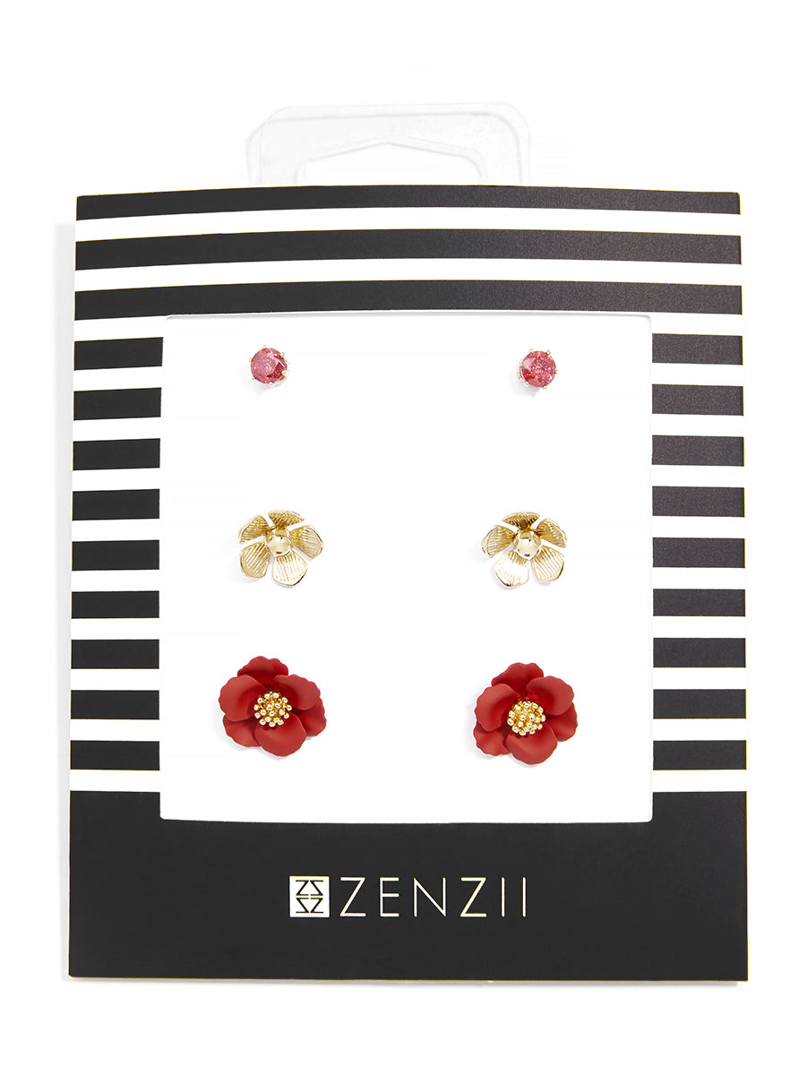 Mary Mini Blossoms Earring Gift Set