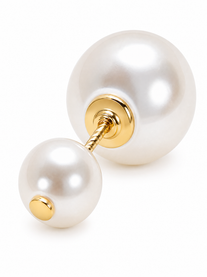 It Takes Two Double Ball Earring