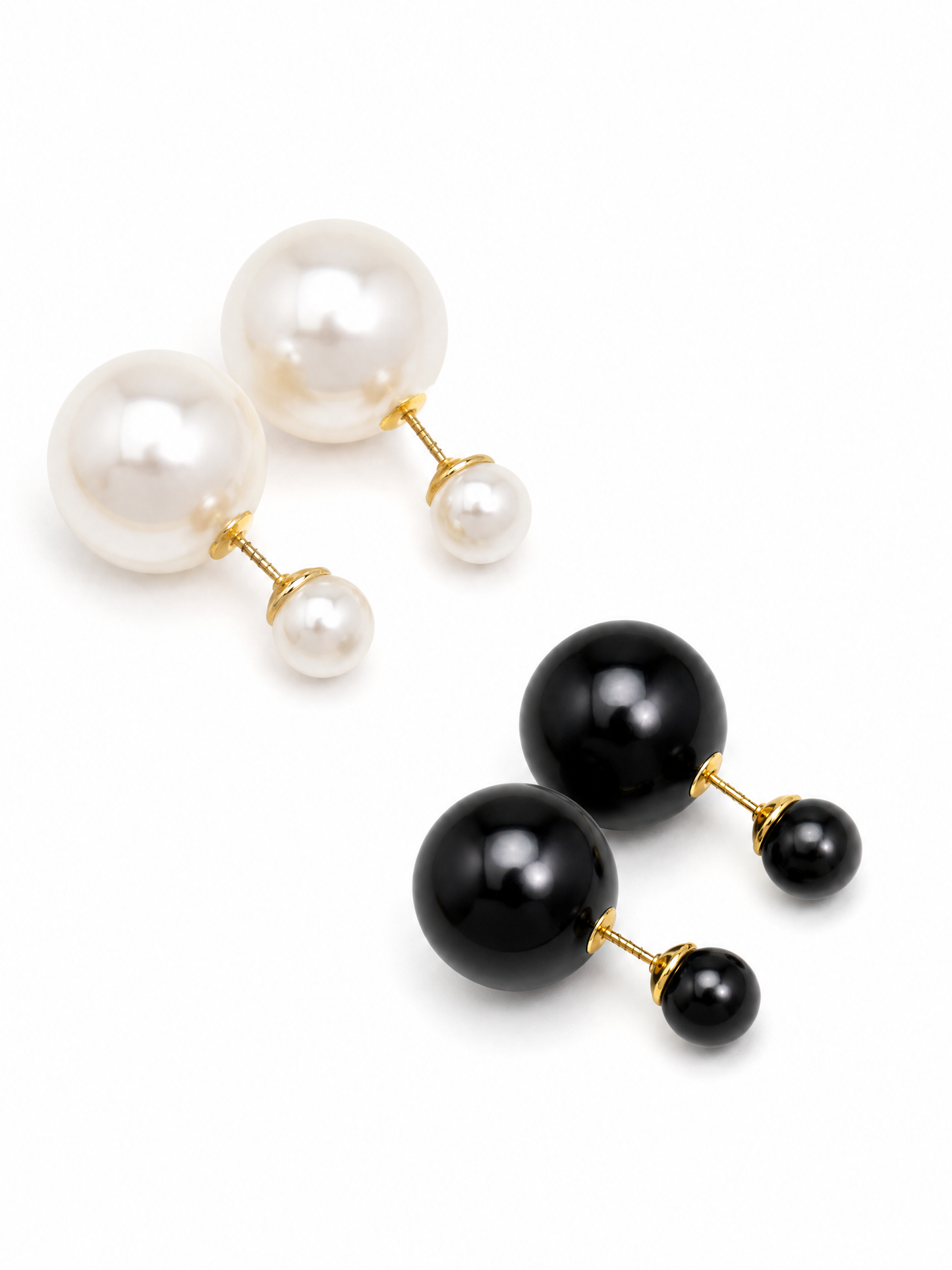 It Takes Two Double Ball Earring