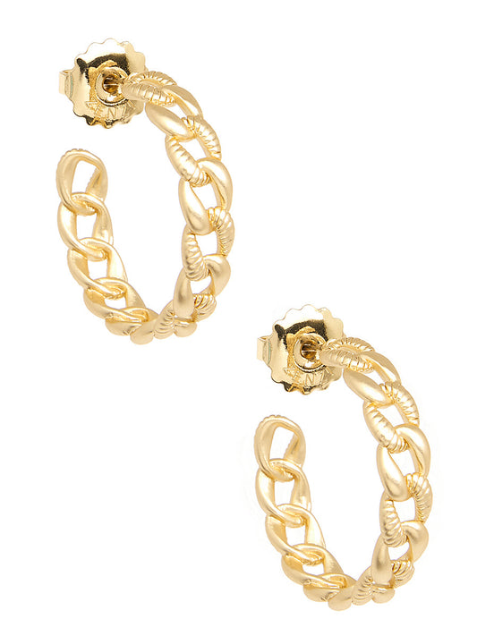 Brandi Braided Hoop Earring