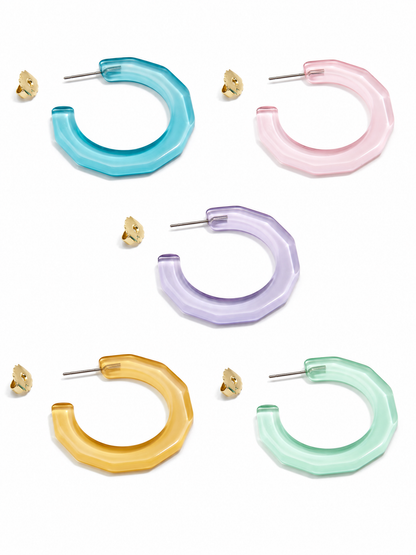 Robin Textured Hoop Earring