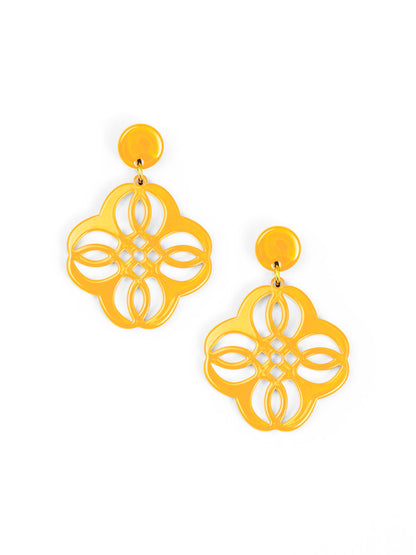 Mandala Drop Earring