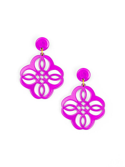 Mandala Drop Earring