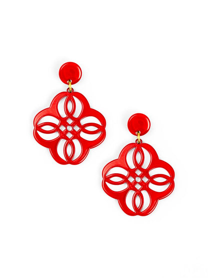 Mandala Drop Earring