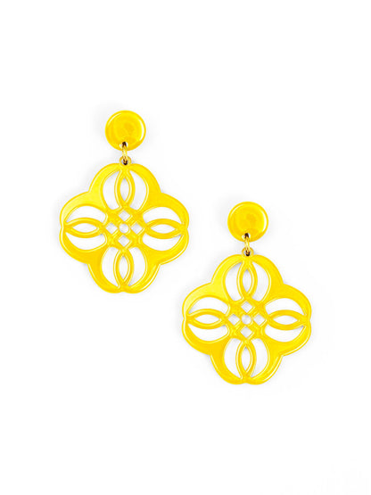 Mandala Drop Earring