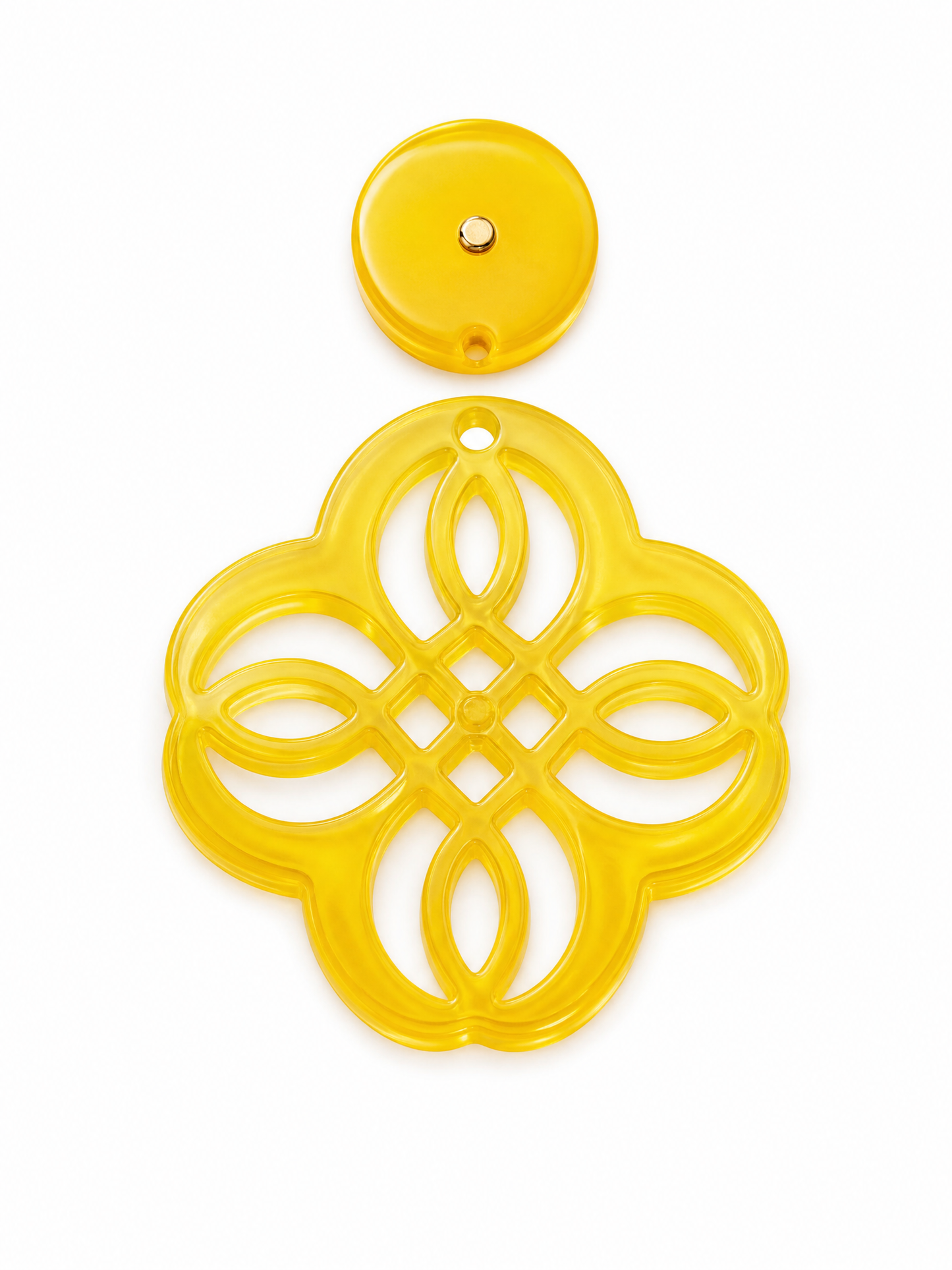 Mandala Drop Earring