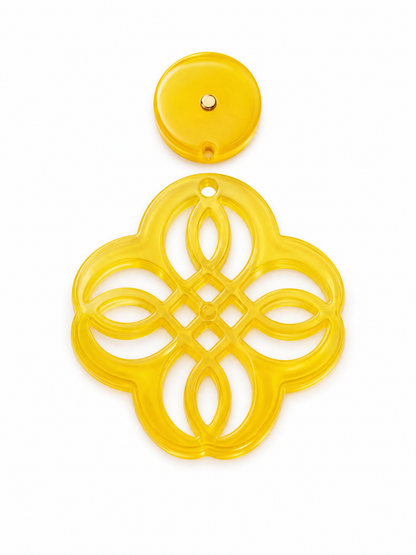 Mandala Drop Earring