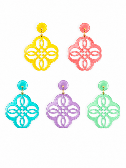 Mandala Drop Earring
