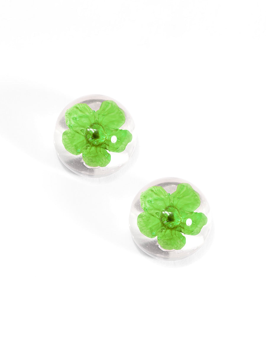 Amelia Lucite Floating Stud Earring