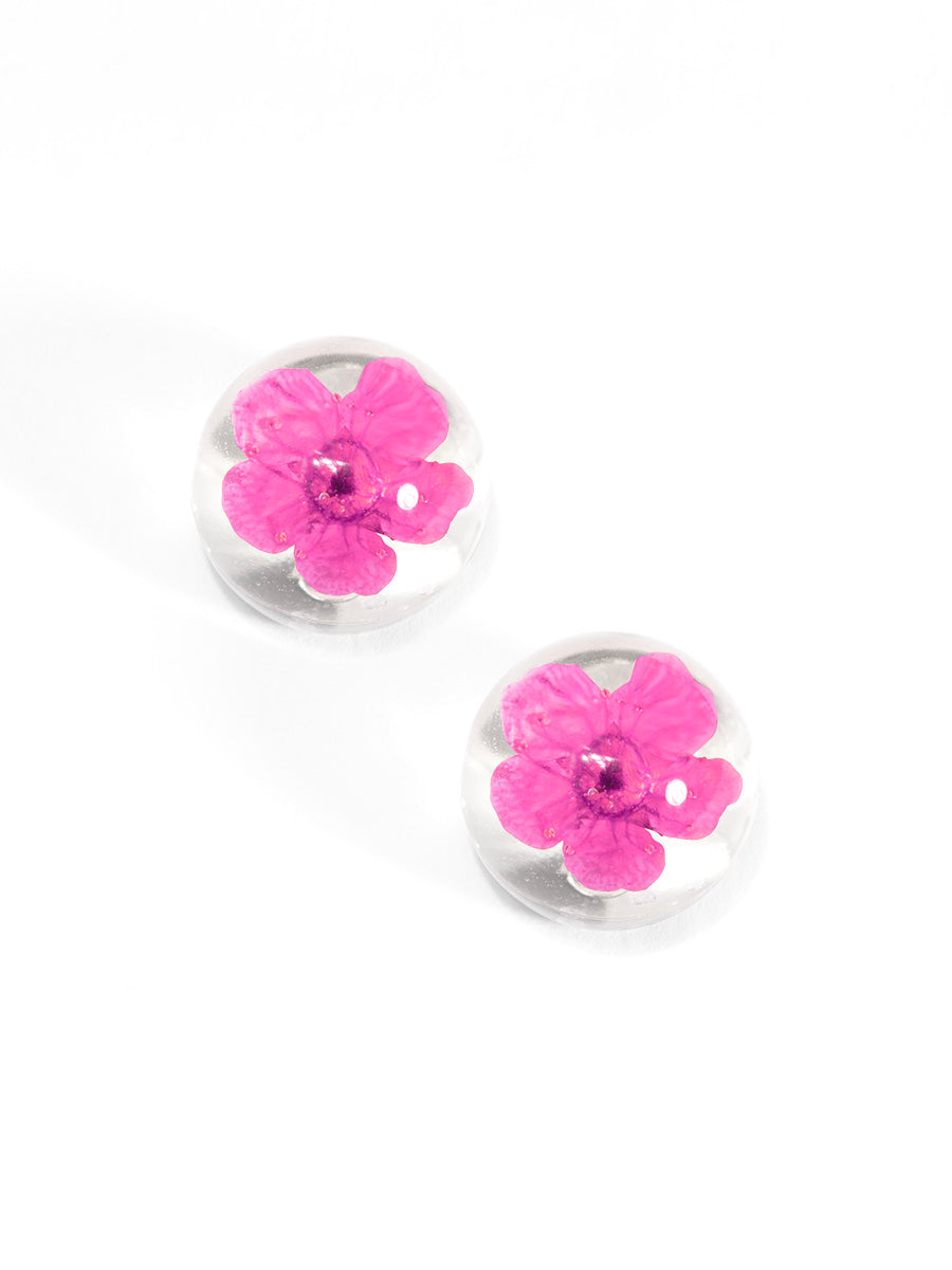Amelia Lucite Floating Stud Earring