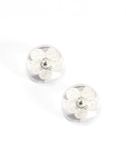 Amelia Lucite Floating Stud Earring