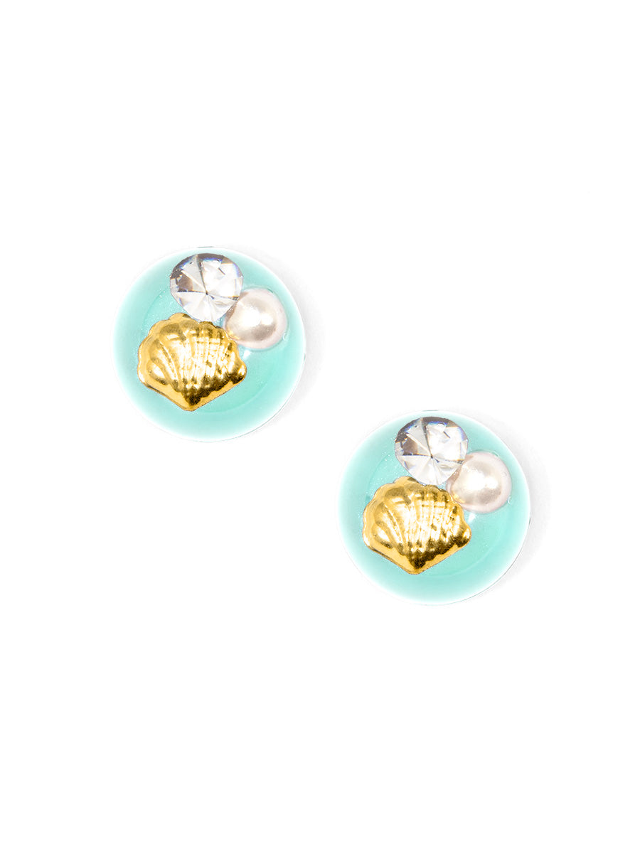 Lucia Floating Stud Earring