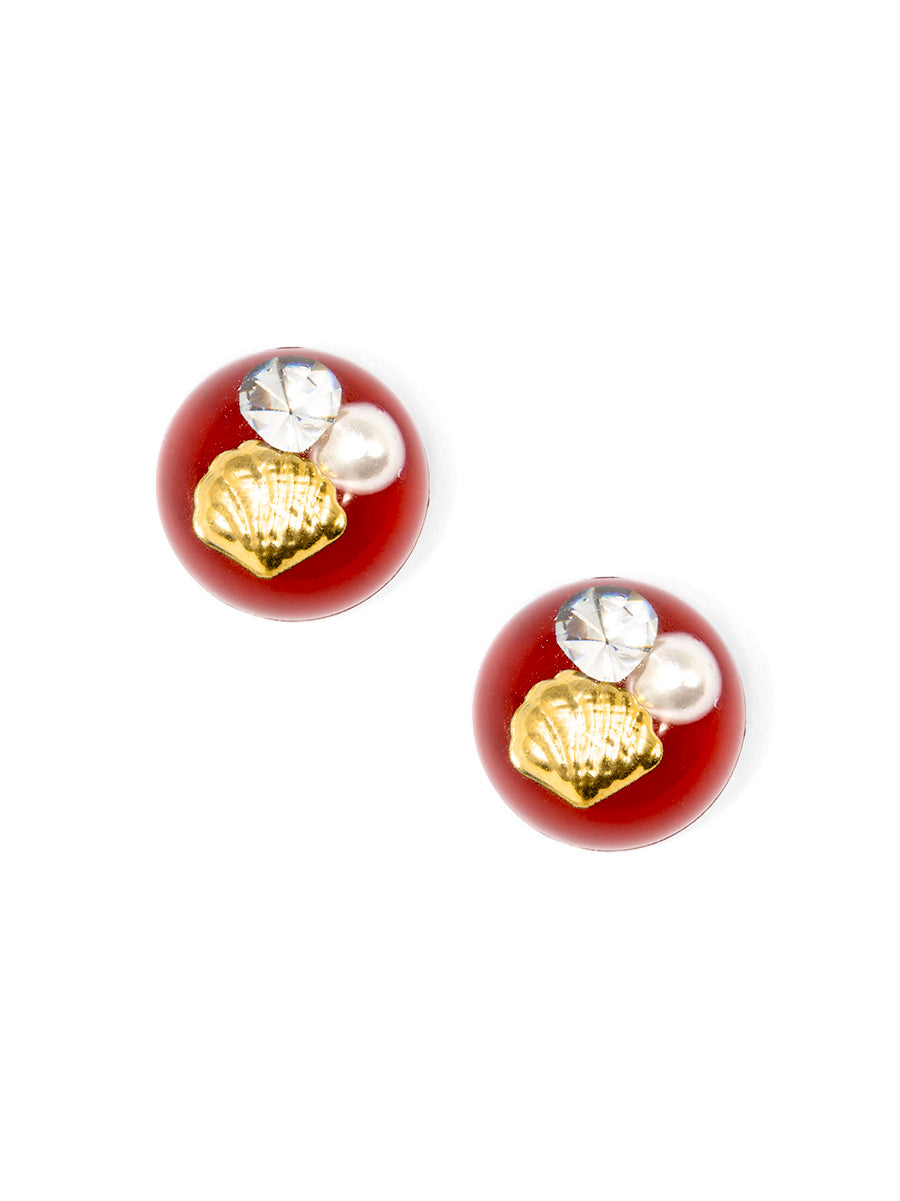 Lucia Floating Stud Earring