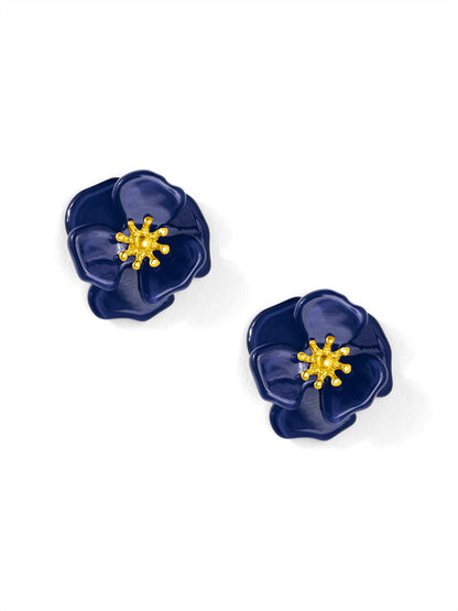 Amelia Resin Mini Flower Stud Earring