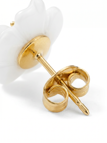 Amelia Resin Mini Flower Stud Earring