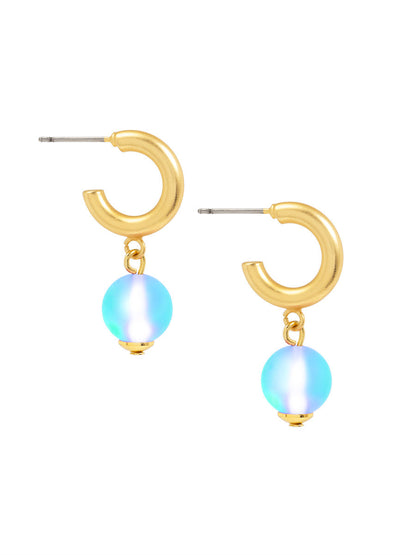 Glow Beads Hoop Earring