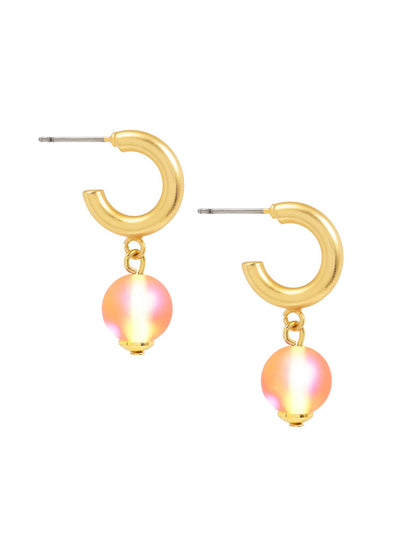 Glow Beads Hoop Earring