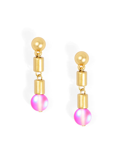 Glow Beads Drop Earring
