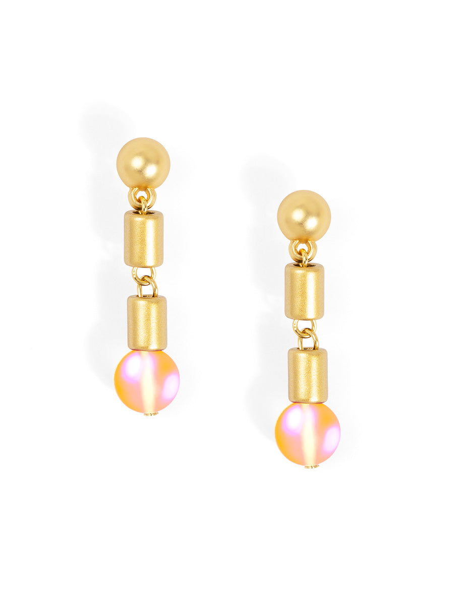 Glow Beads Drop Earring