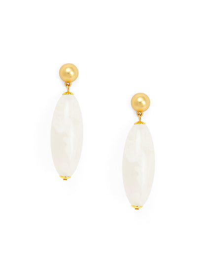 Glossy Resin Bead Drop Earring