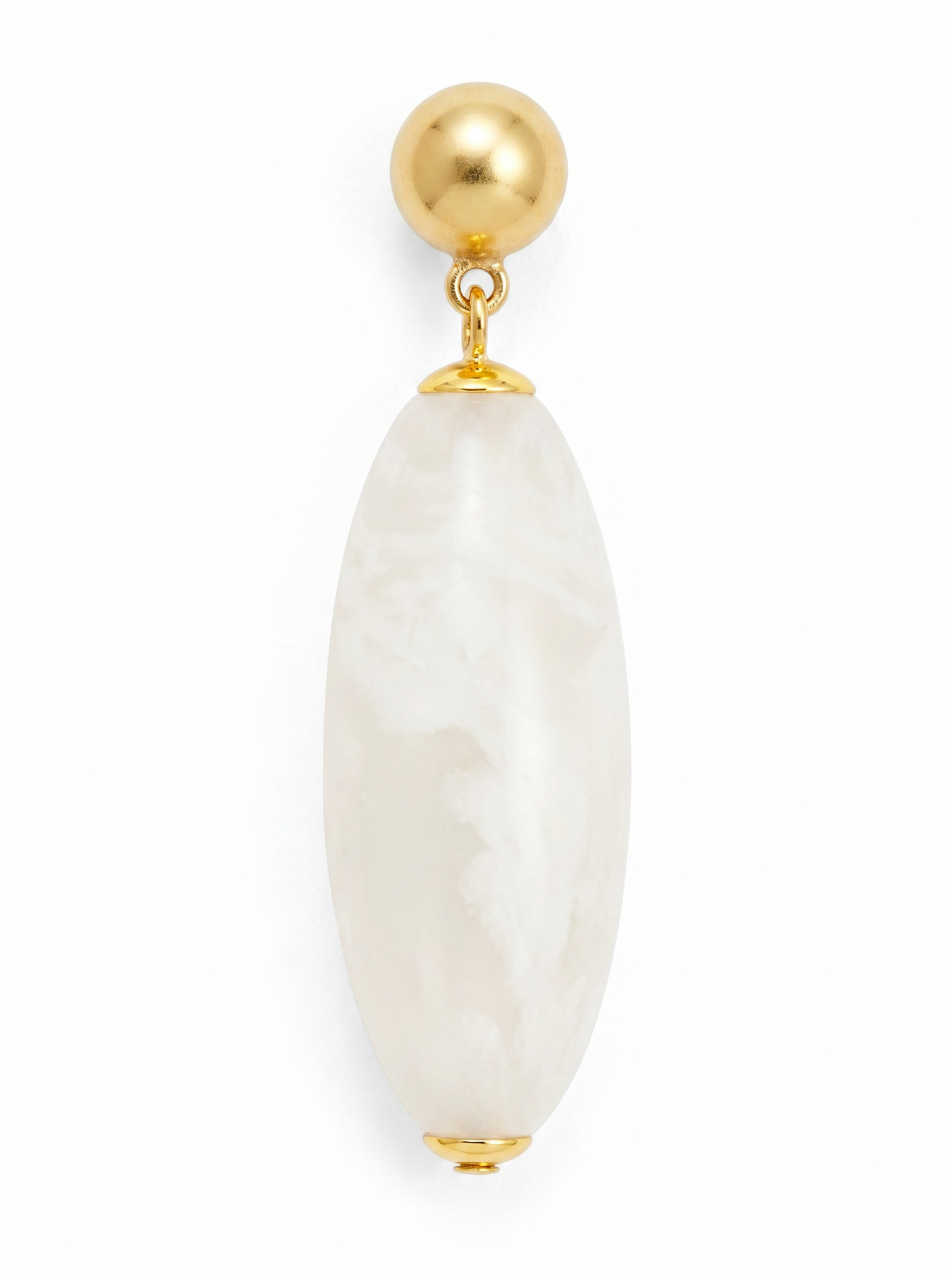 Glossy Resin Bead Drop Earring