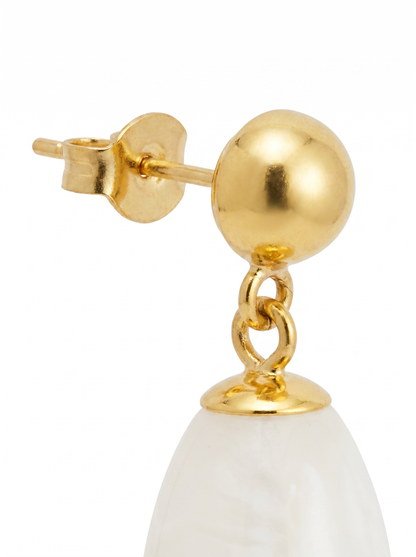 Glossy Resin Bead Drop Earring