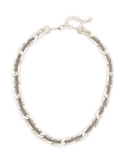 Shimmering Chains Collar Necklace