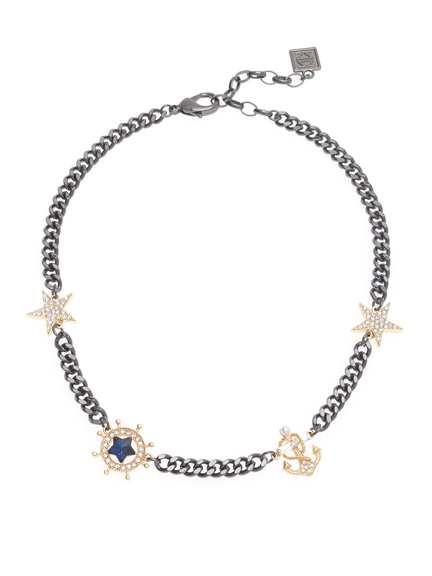 Nautical Charms Collar Necklace