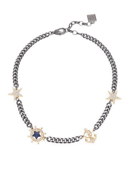 Nautical Charms Collar Necklace