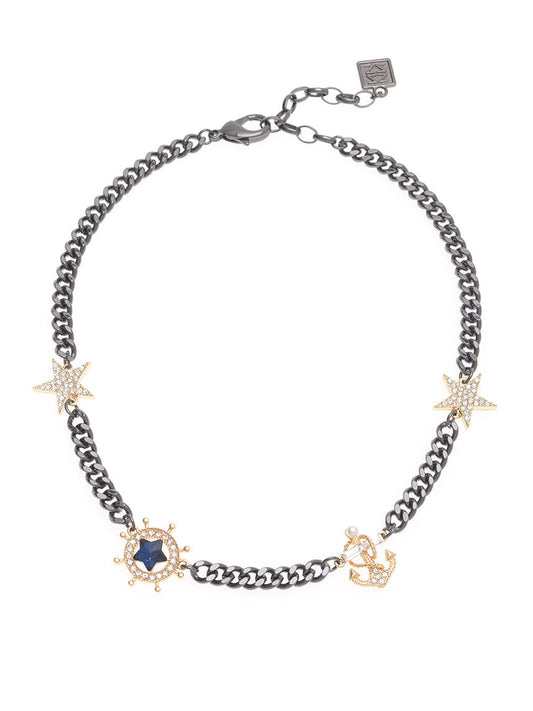 Nautical Charms Collar Necklace