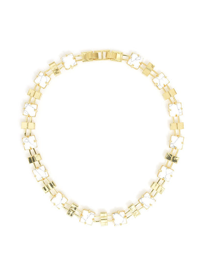 Squared And Stoned Necklace