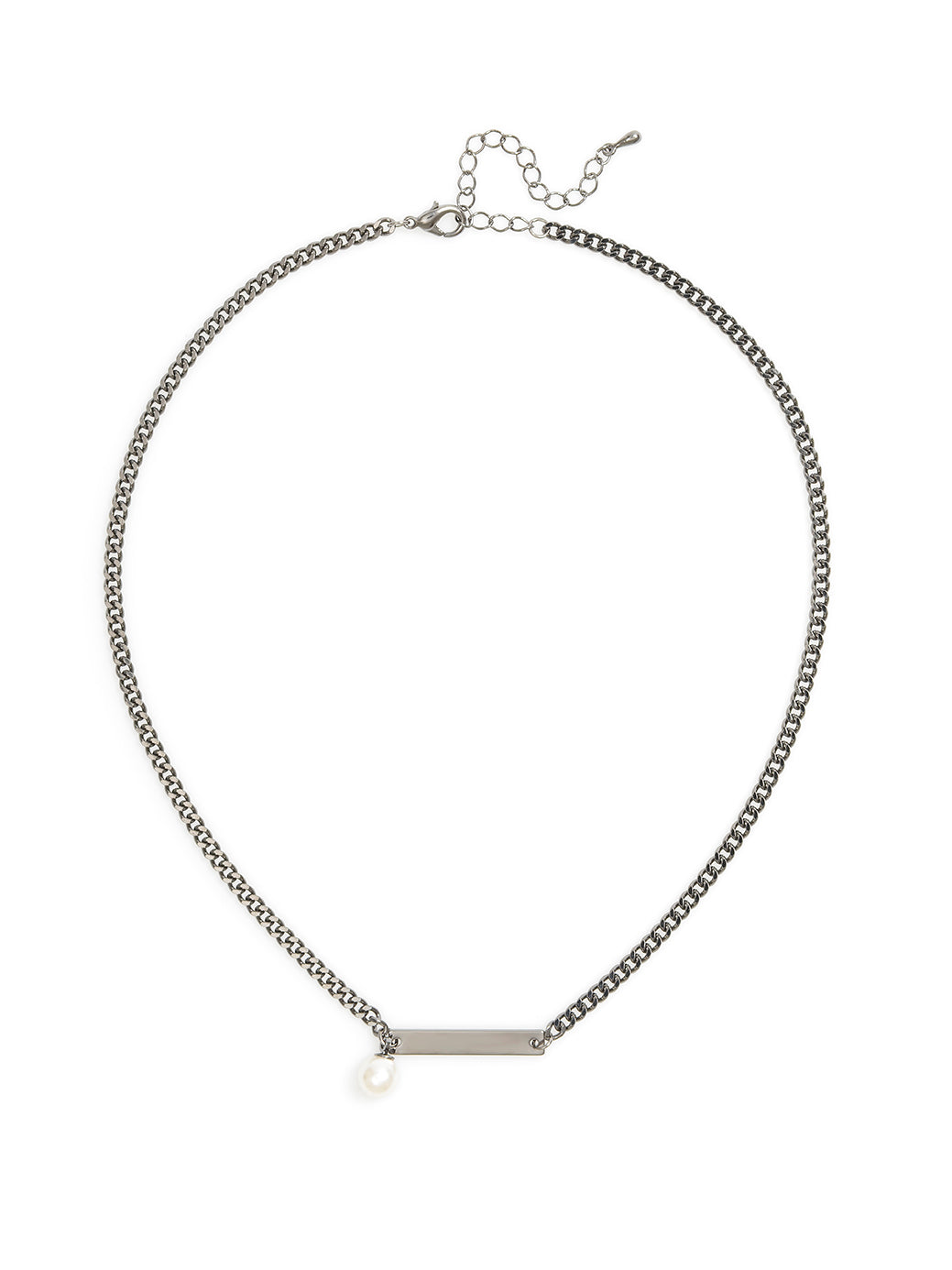 Pasty Pearl Bar Necklace