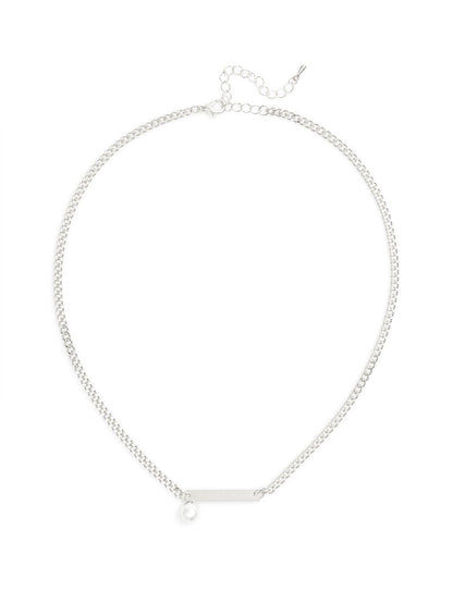 Patsy Pearl Bar Necklace