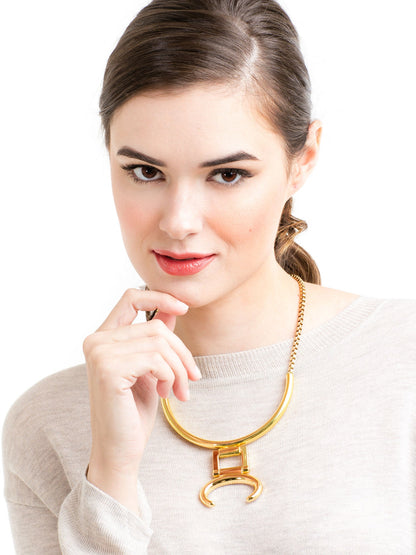 Horn Knocker Necklace