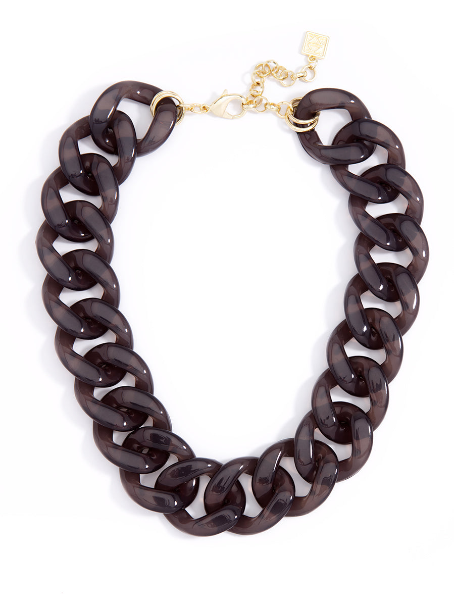 Lucky Lucite Collar Necklace