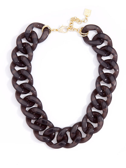 Lucky Lucite Collar Necklace