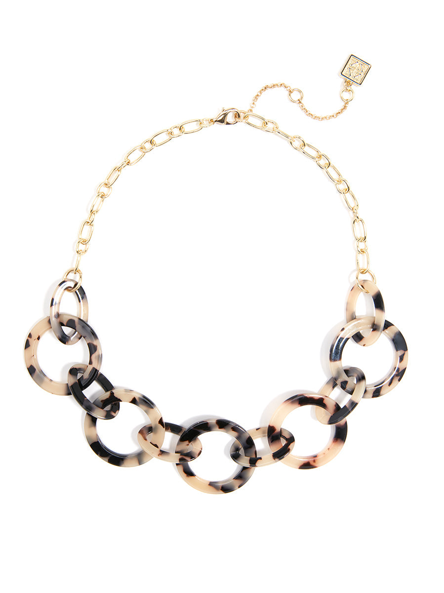 Tortoise Loops Collar Necklace