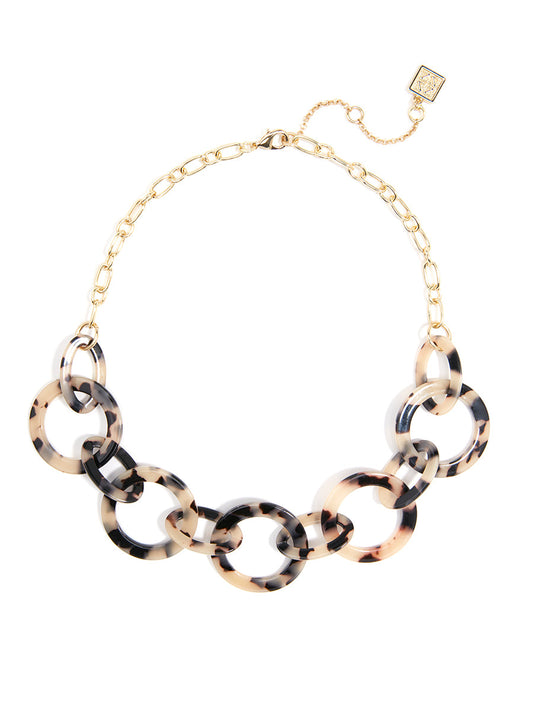 Tortoise Loops Collar Necklace