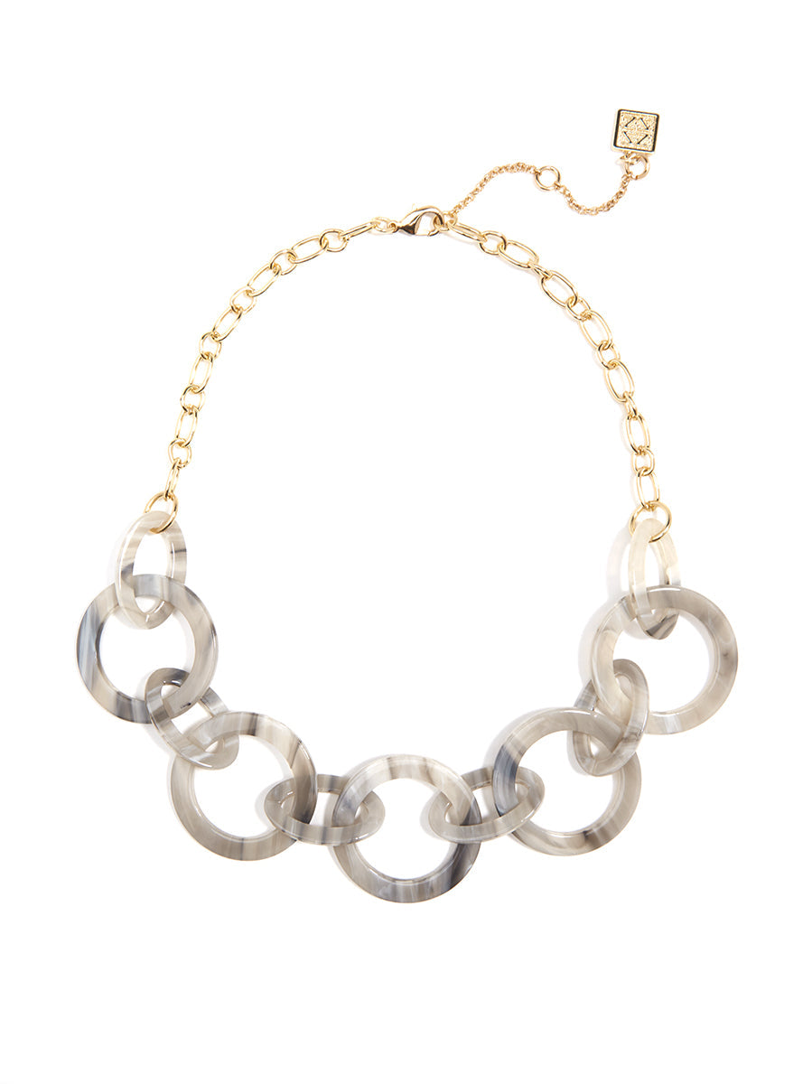 Tortoise Loops Collar Necklace