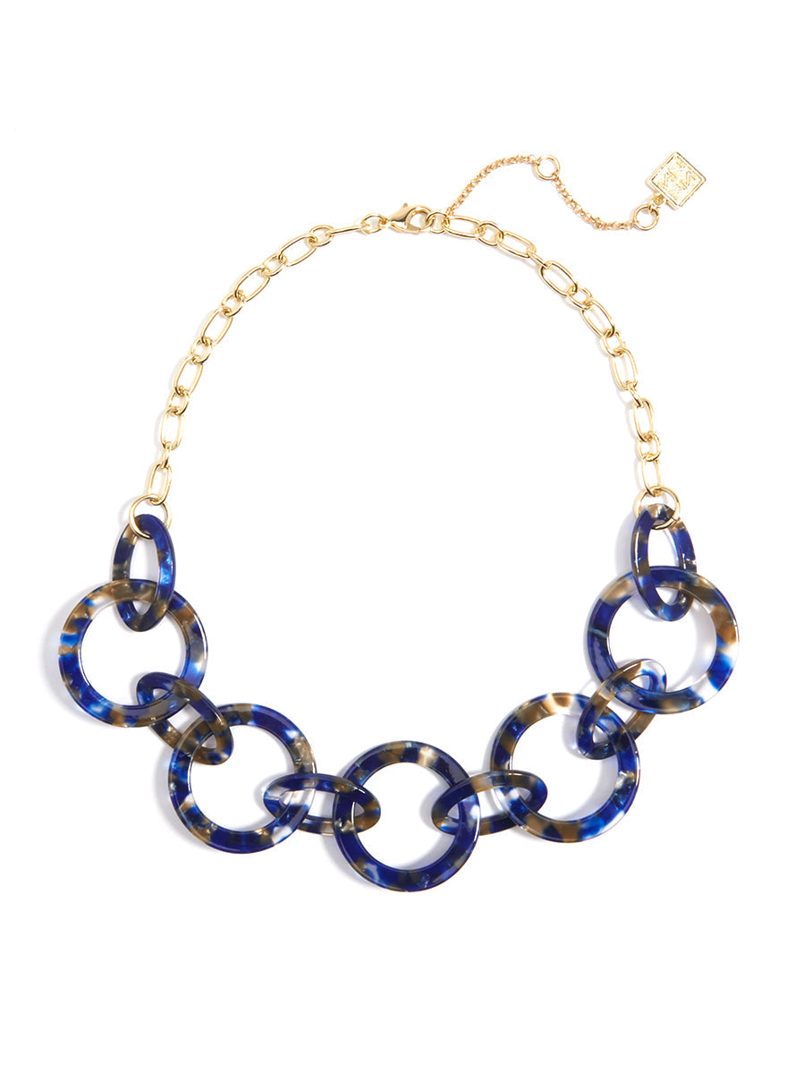 Tortoise Loops Collar Necklace