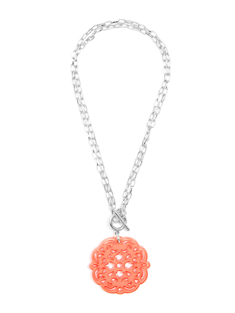 Allure Resin Pendant Necklace