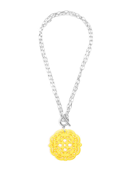 Allure Resin Pendant Necklace