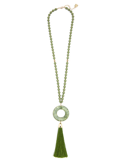 On The Move Tassel Necklace