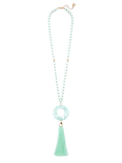 On The Move Tassel Necklace