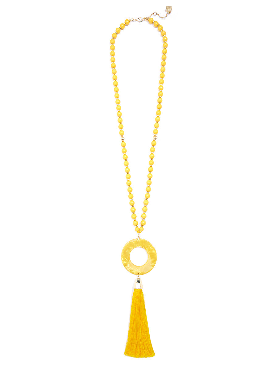 On The Move Tassel Necklace