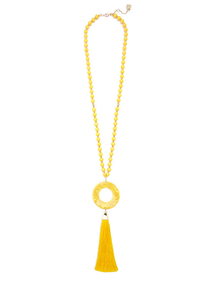 On The Move Tassel Necklace