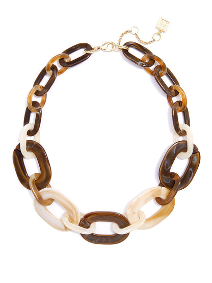 Marbled Moment Collar Necklace