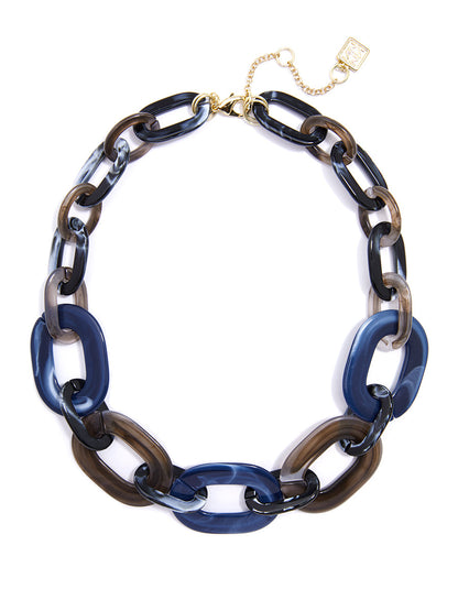 Marbled Moment Collar Necklace
